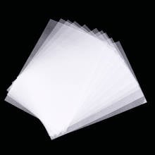 Hojas de papel termorretráctiles transparentes para manualidades, diseños de dibujo, colgantes, decoración, 10 unidades 2024 - compra barato