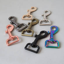 50Pcs/Lot 25mm Strong Metal Buckle Clasp Carabiner Belt Clip Loop Snap Hook For Dog Pet Leash Lock Hardware Sewing DIY Accessory 2024 - buy cheap