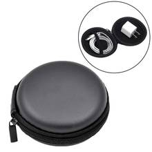 Multifunctional Portable Earphone Storage Package Shockproof Round Zipper Storage Bag Earphone Organizer Pouch Headset Bag 2024 - buy cheap