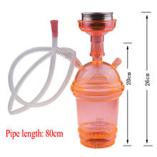 1pcs Acrylic Hookah Pipe Narguile Nargile Cachimba With Hose Bowl Charcoal Tongs Shisha Chicha Cigarette Accessories 2024 - buy cheap