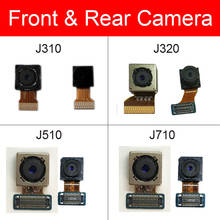 Фронтальная и задняя камера для Samsung Galaxy J3 J5 J7 2016 J310 J320 J510 J710 основная задняя камера модуль маленькая камера Flex ленты части 2024 - купить недорого