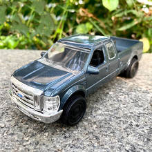 Modelo de picape fundido em escala 1:43, modelo de caminhão com liga de ford 2008, presentes para decoração de crianças para meninos 2024 - compre barato