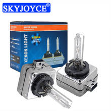 Skyjoyce-lâmpada de substituição para luz do carro, original, 35w, d8s, 6000k, padrão xênon, 55w, d1s, d2s, d2r, d4r, d4s, d3s, 4300k-10000k 2024 - compre barato