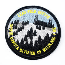 Snow Mountain Size:9.3x9.3cm Cloth Iron On Patch Badge Embroidered Badges Abstract Kids Patches For Clothes Stickers 0060 2024 - buy cheap