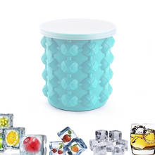 Silicone Ice cream Bucket Mold with Lid Space Saving Cube Maker Tools for Kitchen Party Barware 2024 - buy cheap