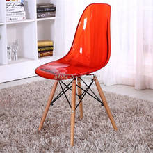 29%European style dining chair simple modern crystal chair fashion transparent chair creative designer chair 2024 - buy cheap