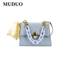 MUDUO Fashion Gold Chain Stone Handbags Women Crossbody Bags 2021 New Brand Design Female Purses Ladies Messenger Shoulder Bags 2024 - buy cheap