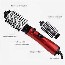 Electric Hot Air Brush Rotary Curler Hair Dryer Automatic Rotation Curling Blowing Dry Hairstyle Hairdryer Auto Wave Roller Comb 2024 - buy cheap