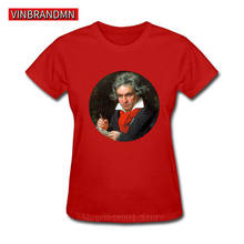 Ludwig van beethoven compositor retrato camiseta feminino famoso em todo o mundo musican hipster t 2024 - compre barato