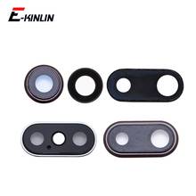 New Back Rear Camera Glass Lens Ring Cover For iPhone X 7 8 Plus With Frame Holder Replacement Parts 2024 - buy cheap