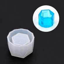 Small Hexagon Flowerpot Silicone Mould Storage Box DIY Handmade Making Crafts Crystal Epoxy Mold 57BD 2024 - buy cheap