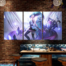 Kda serafine (liga das lendas) jogos arte pinturas em tela para parede para o quarto decoração de parede sem moldura 2024 - compre barato