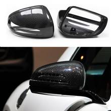 Dry Carbon Fiber Rearview Mirror Covers Cap Fit for Mercedes-Benz SLK SLC SL AMG GT R172 SLK200 SLC300 SLC260 Replace Style 2024 - buy cheap