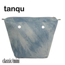 tanqu Denim Inner Pocket for O bag Classic Mini Denim Fabric Waterproof insert lining for Obag Women's Bags Handbag 2024 - buy cheap