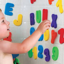 Bebê brinquedos de banho flutuante alfabeto bebê banho brinquedo espuma letras números piscina brinquedo para bebê criança 2024 - compre barato