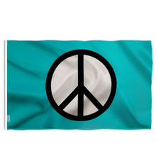 Bandera de la Paz Universal, Bandera Azul de 3 'x 5', arandelas de latón, bandera de la paz mundial, 90*150cm 2024 - compra barato