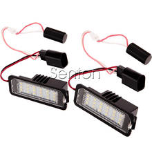 1Pair Car LED number License Plate Light 12V SMD lamp For VW Passat CC Golf 4 5 6 Polo Phaeton New Beetle Accessories 2024 - buy cheap