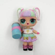 1set Original LOL Dolls Glitter Unicorn Rare Style 8cm Sister with Clothes Limited Collection Toys for Kids Girls Gift 2024 - buy cheap
