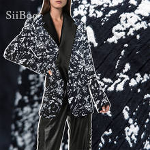 Siiboo, Смешанная шерсть, жаккардовая дробленая ткань для блейзера, платьев, костюмов, дизайнерский стиль, шикарная плотная ткань, шерсть sp6402 2024 - купить недорого
