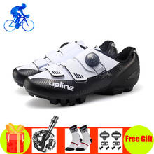 Zapatos de bicicleta de montaña para hombre y mujer, zapatillas transpirables con autosujeción, con pedales SPD 2024 - compra barato
