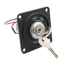 Interruptor de ignição com 2 teclas, 2 posições, veículo, 12v, dc, painel de chave liga/desliga 2024 - compre barato