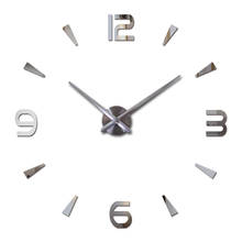 2020 New Wall Clock Quartz Watch Reloj De Pared Modern Design Large Decorative Clocks Europe Acrylic Stickers Living Room 2024 - buy cheap
