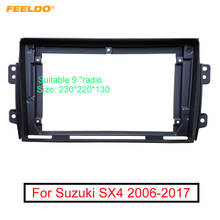 FEELDO Car Stereo 9" Big Screen 2DIN Fascia Frame Adapter For Suzuki SX4 Audio Dash Fitting Panel Frame Kit 2024 - buy cheap