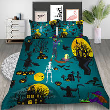 New Arrival Halloween 3D Printed Bedding Set Duvet Covers Pillowcases Comforter Bedding Set Bedclothes Bed Linen 2024 - buy cheap