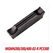 Lâminas de inserção mgmn mgmn200 100% 300 l/r pc5300 cnc, 400 original, para processamento de ferro de aço inoxidável, durável 2024 - compre barato