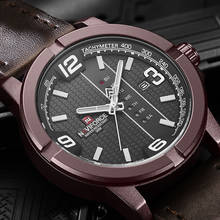 NAVIFORCE Men‘s Watches Top Luxury Brand Fashion Sport Watch Men Waterproof Quartz Clock Male Army Military Leather Wrist Watch 2024 - buy cheap