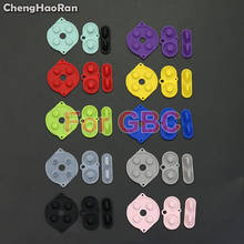 Chenghaoran-1 conjunto de botões condutores de borracha, almofada d, cor gbc, para nintendo gameboy 2024 - compre barato