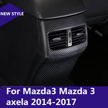 car accessories Air Conditioning Outlet control car interior Leather anti-kick protector For Mazda3 Mazda 3 axela 2014-2017 2024 - buy cheap