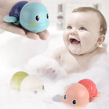 Toddler Bath Turtle Rubber Ducks Baby Water Toy Infant Swimming Wound-up Chain Clockwork Kids Beach Toys 2024 - buy cheap