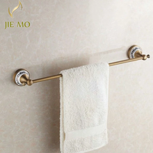 (60cm)Single Towel Bar,Towel Holder,Solid Brass Made,Antique Finish, Bath Products,Bathroom Accessories H6389 2024 - buy cheap