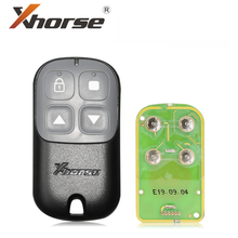 XHORSE-llave remota de cable para puerta de garaje XKXH03EN, 4 botones, herramienta de llave VVDI, 10 unids/lote 2024 - compra barato