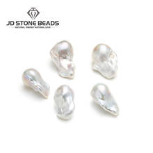 1pc Natural Freshwater Baroque Pearls Irregular Drop-shaped White Beads Jewelry Diy Accessories Wholesale 2024 - buy cheap