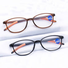 Óculos de leitura tr90 ultraleve, retrô, lente clara, presbiopia, feminino, masculino, para leitura, + 1.0, 1.5, 2.0, 2.5, 3.0, 3.5, imperdível 2024 - compre barato