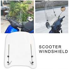 Motorcycle Windshield Adjustable Windscreen Wind Deflector Universal Motorcycle Windshield Car Flashing Tricycle Windshield 2024 - buy cheap