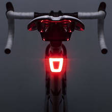ROCKBROS USB Перезаряжаемый велосипедный задний светильник, безопасный велосипедный светодиодный задний светильник для шлема, MTB дорожный велосипедный задний светильник, задний фонарь для велосипеда 2024 - купить недорого