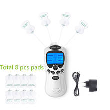 Electronic Tens Therapy Massager for Full Body Relax Pain Relief Stiff Muscle Stimulator 8pcs Electrode Pads 8 Working Modes 2024 - buy cheap