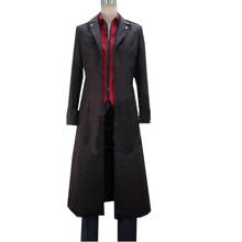 2021 Shingeki No Kyojin Attack on Titan Levi Ackerman Eren Jaeger Cosplay Costume Trench Short Black Wig Jacket Halloween Party 2024 - buy cheap