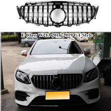 For M-ercedes B-ENZ E Class W213 E200 E250 E300 E320 E350 2016 2017 2018 2019 GT Style ABS Material Kidney Mesh Grill Grille 2024 - buy cheap