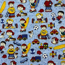 Beautiful Cartoon red hat boy pattern 100%Cotton Fabric Digital Printing Sewing Material Children Fabric Diy Shirt Clothing 2024 - buy cheap