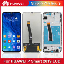 Pantalla LCD de 6,21 pulgadas para Huawei P Smart 2019, con Marco, calidad AAA, POT-LX1 L21 LX3 2024 - compra barato