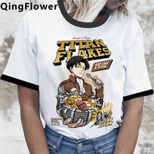 Attack on Titan Shingeki No Kyojin Levi Titan Attack top tees men grunge print harajuku kawaii  summer top streetwear 2024 - buy cheap