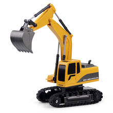 1:24 RC Remote Control Excavator Children Tractor Toy Model Gift 270 ° 2024 - buy cheap