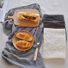 Mantel de lino y algodón para fotografía, servilletas de tela, cubierta de mesa de comedor para cocina, Picnic, decoración del hogar 2024 - compra barato