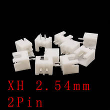 100 шт. 2-контактный XH 2,54 клеммы XH 2,54 мм шаг 2,54 мм Клеммный корпус контактный коннектор для 2 P XH2.54 провода Кабельный разъем 2024 - купить недорого