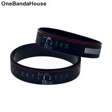 OBH 1PC Focus the Lens Silicone Bracelet Adult Size Black and White 2024 - buy cheap