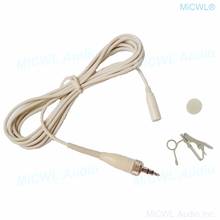 Beige Condenser Microphone For Sennheiser Lavalier Lapel Tie Clip Microphone ME2 Beige 2024 - buy cheap